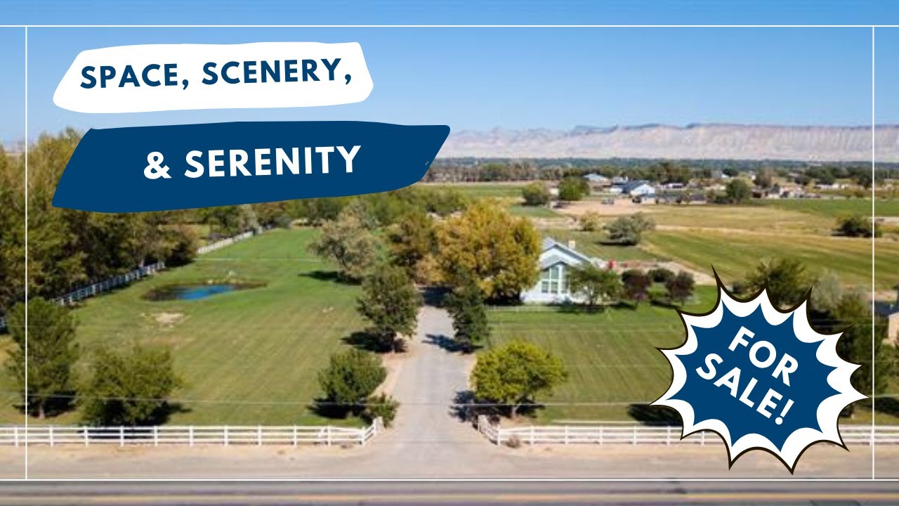 Home For Sale in Grand Junction, CO - 2984 B 1/2 Rd - Beautiful Home on 4.7 acres