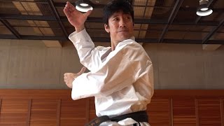 Karate VS Samurai Staff, How to fight? 【Tatsuya Naka ,JKA】