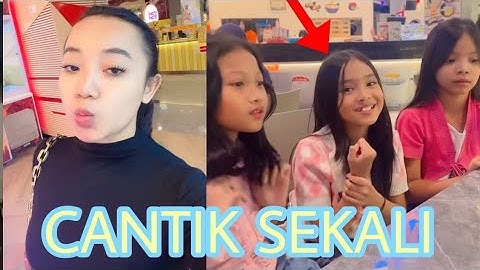 Gea putri gerry Mahesa buka puasa bersama arneta Julia di mall, Gea sudah besar dan cantik