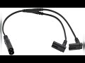 Rezension: HangTon Y-Splitter Verlängerungskabel IEC320 C8 auf 2X C7 abwärts gewinkelt Abbildung ...