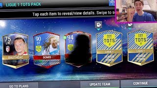 OMFG 94 TOTS IN A PACK!! THE BEST ONE!! FIFA MOBILE LIGUE 1 TOTS Pack Opening! #FIFAMobile