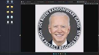 Ransomware Mentions Me and Joe Biden?