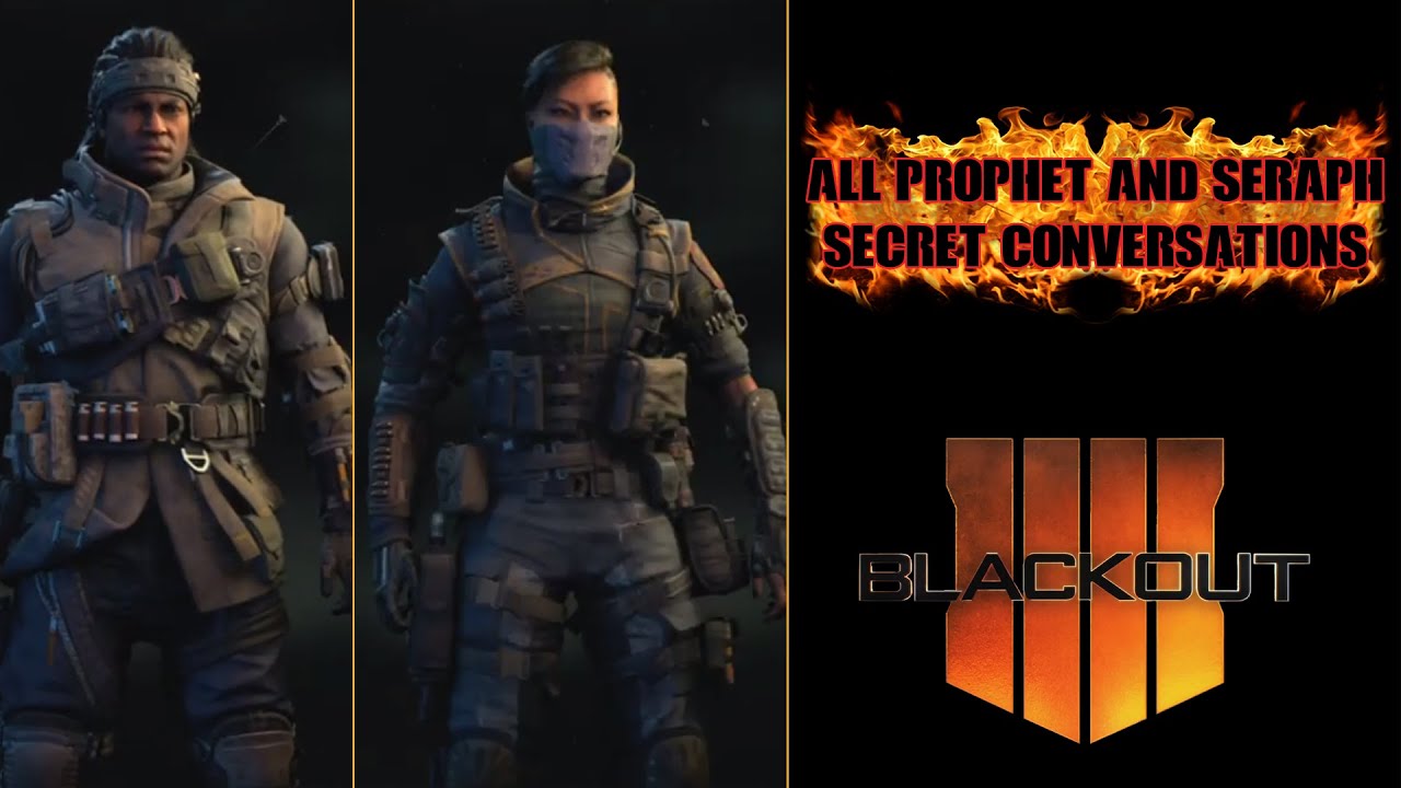 All Prophet and Seraph Secret Conversations in Blackout | SANTOSKILLER19