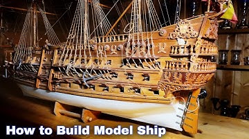 How to Build Model Ship from Beginning,  SMS Saida 1:65