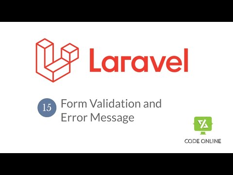 Laravel Form Validation and Display Error Message