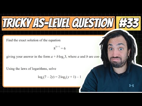 LOGGY Equations | Tricky A-Level Maths Question #33