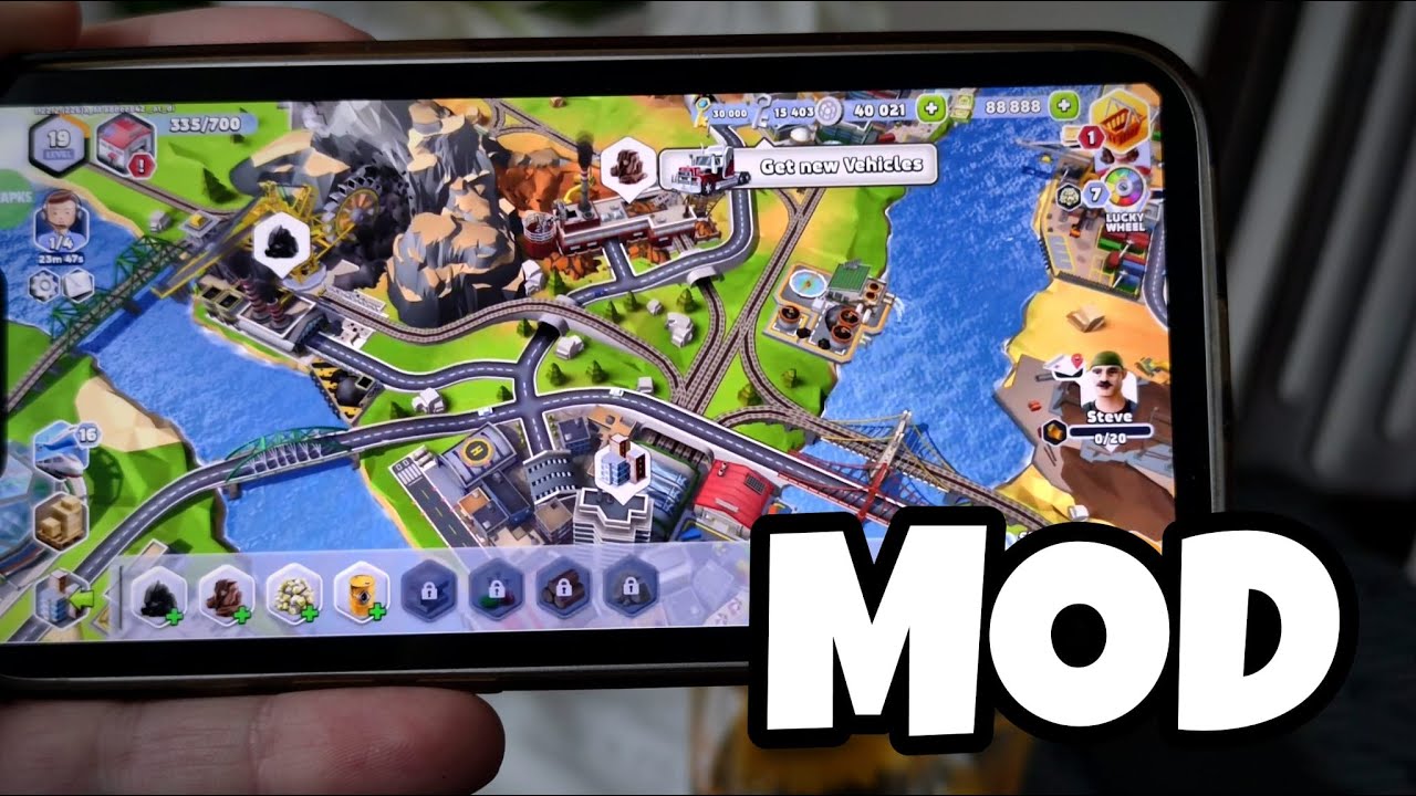 TRANSPORT TYCOON EMPIRE HACK/MOD Apk - Unlimited Gems, Coins & Keys ...
