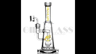 9MM thick glass rig bong from GiliGlass Gili-626