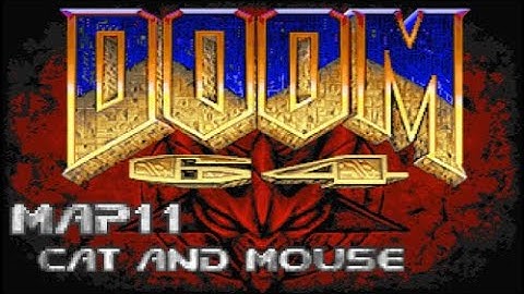 Doom 64 for Doom 2 - Map11: Cat and Mouse (100%) [DOSBox]