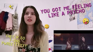 RED VELVET PSYCHO MV REACTION VIDEO