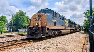 Northbound CSX mixed manifest on track one 