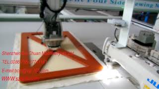 Envelope pillow case automatic four sides sewing machine BC903