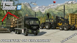Buying new TRUCK and old LOADING STATION | Forestry on ERLENGRAT | Farming Simulator 22 | Episode 5