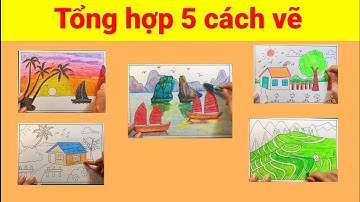 Những sắc màu thiên nhiên - Mĩ thuật lớp 5 - vẽ cảnh biển hoàng hôn- vẽ phong cảnh quê hương -KCart3