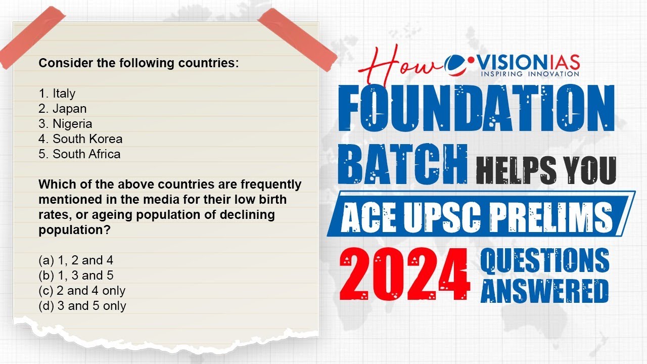 UPSC Prelims 2024 Geography Question from Classroom Program - YouTube