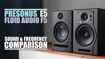 Fluid Audio F5 vs Presonus Eris E5  ||  Sound & Frequency Response Comparison