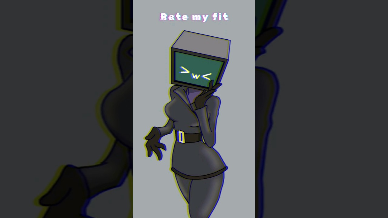 Rate my fit (TV Woman version meme) skibidi toilet Animation #shorts #skibiditoilet #tvwoman #meme