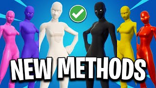 How To Get All White And All Black Superhero Skin In Fortnite! (NEW METHODS)