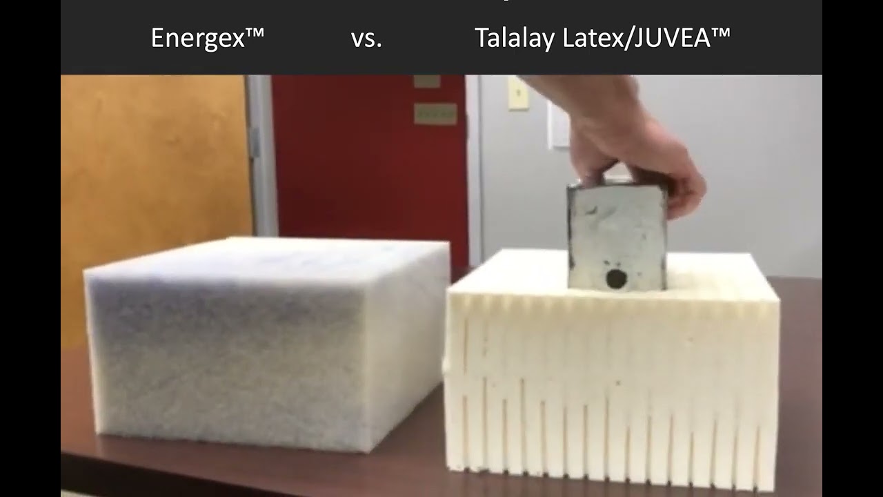 Talalay Global Latex vs Temperature Responsive Foam natural organic adjustable bed mattresses