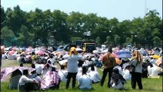 Aksi Damai Thoriqoh Shidiqiah Ploso Jombang di Alun-alun Jombang