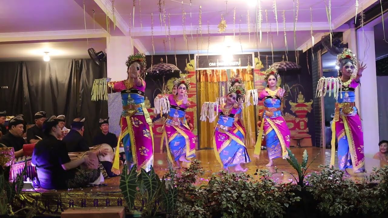 Tari  Sri Kamelawi, Pujawali Pura Parahyangan Jagat Guru ke -XVII, BSD City, Tangsel - Tahun 2024.