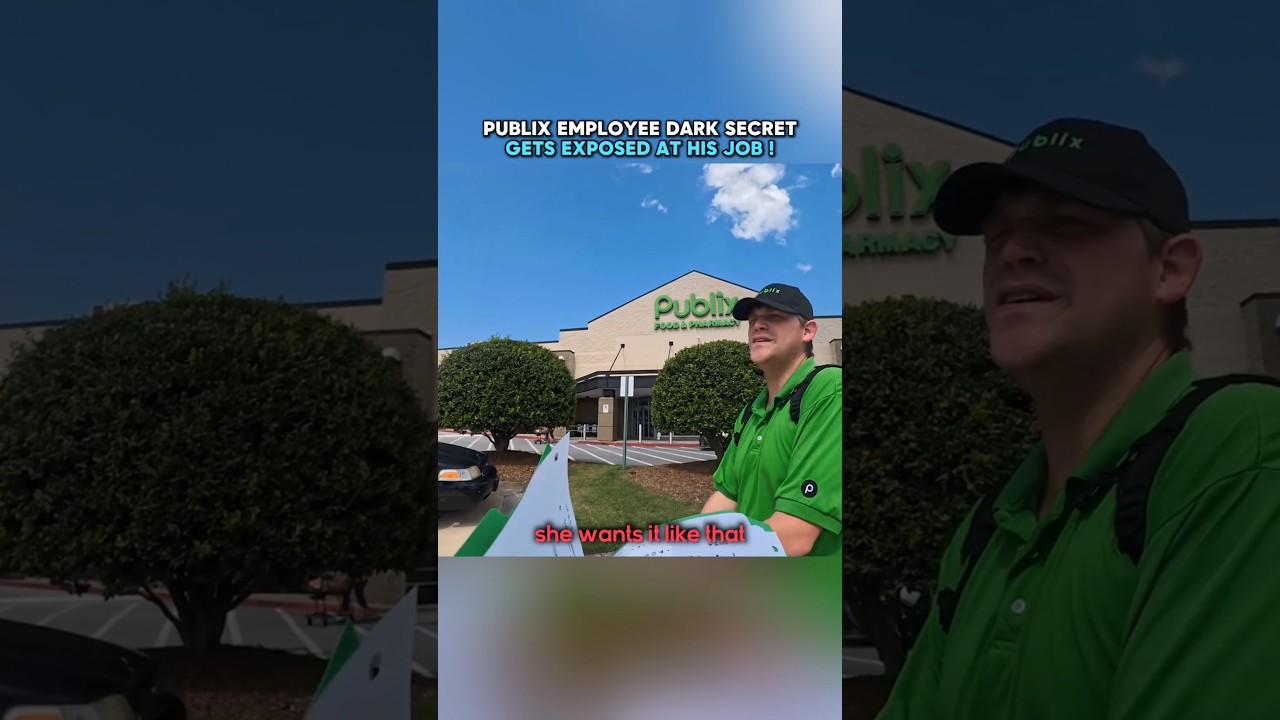 Publix employee dark secret gets exposed at his job 🚨 #jidion #edpwatch