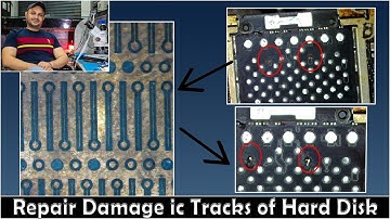 How to repair damage ic tracks of Hard Disk | How to Easy fix iPhone broken ic pads | MRA Academy