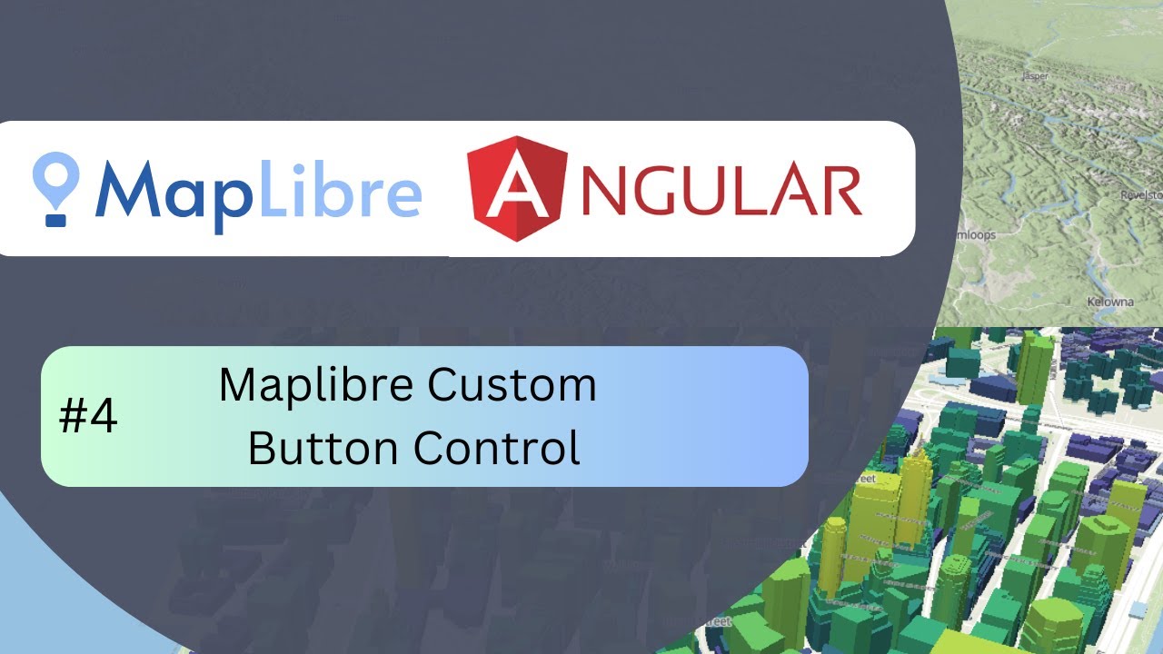 Maplibre Custom Button Control - 3d Pitch #4 - YouTube