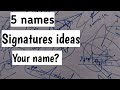 Signature ideas: signature of your own name |bhy signs| #signature #bhy