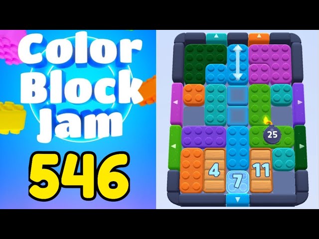 Color Block Jam Level 546 Solution - YouTube