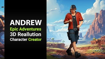 The 3DCharacter Adventure Andrew-The Ultimate Asset for Character Creator4 & Unreal Engine5 Projects