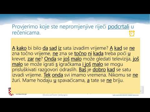 Video: Koja vrsta riječi je poremećena?