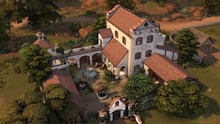 Hacienda Rancho | Mexican Hacienda | The Sims 4 CC Speed Build 🐎