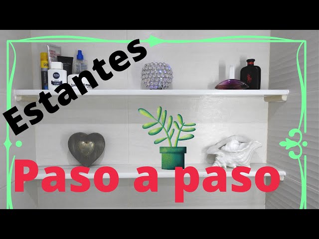 😜 COMO PONER ESTANTERIAS SIN AGUJEROS EN LA PARED [FACILIIIISIMO] 😇 