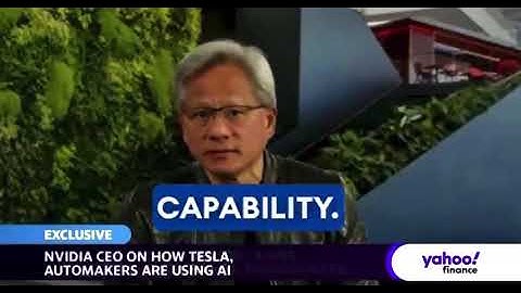 Nvidia CEO Jensen Huang says, “Tesla is far ahead in self-driving cars