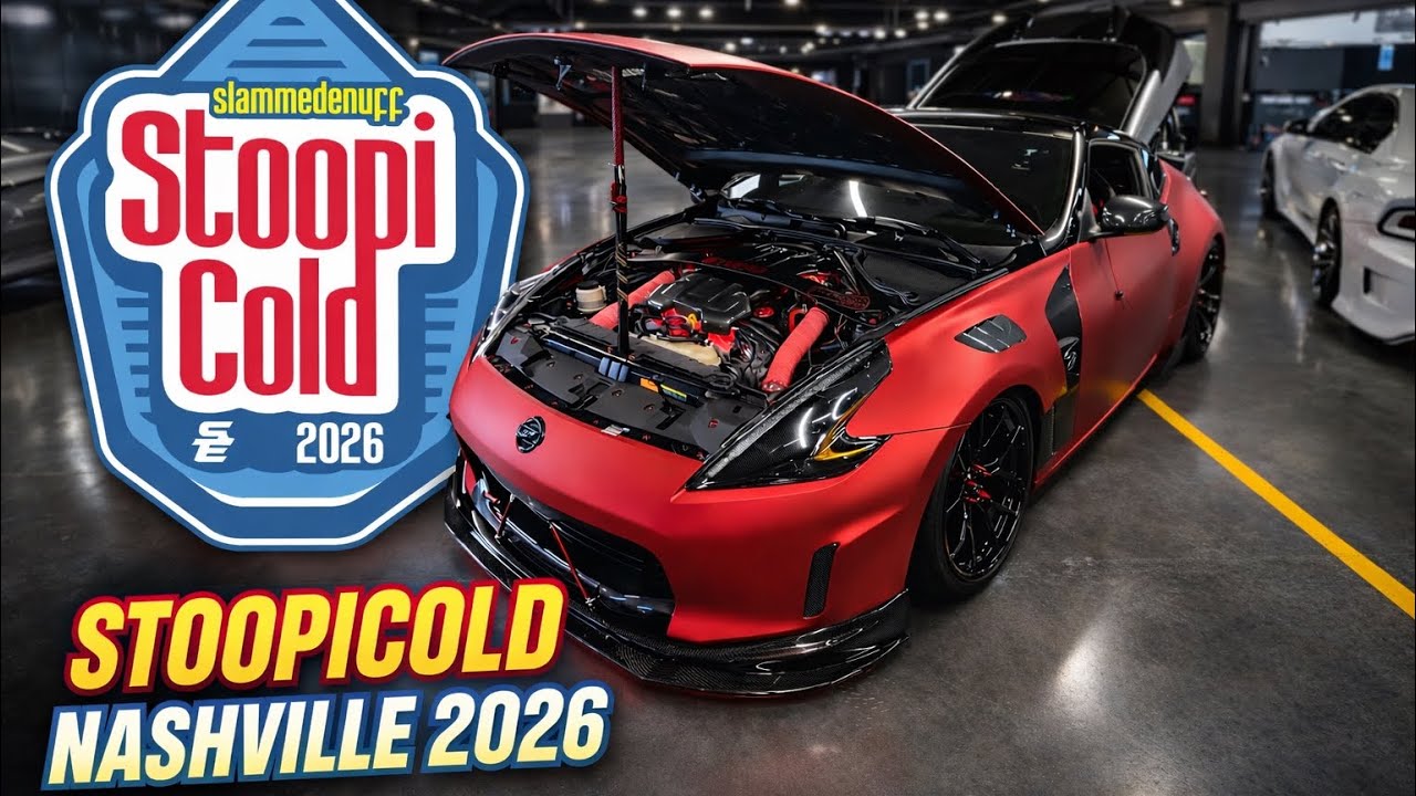 Slammedenuff x Stoopicold Nashville Car Show 2026 | Some Featured Builds & Rainy Drift