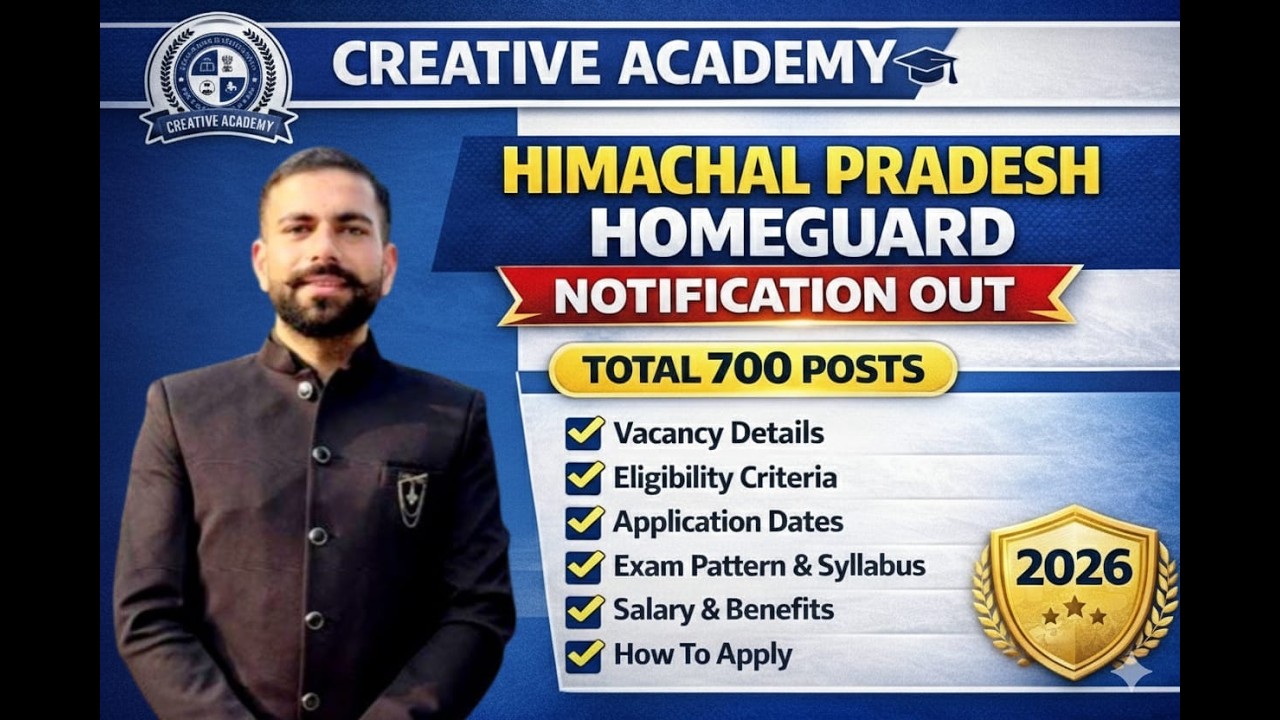 Himachal Pradesh Home Guard Recruitment 2026 | 700 Posts | Full Notification Explained | Eligibility