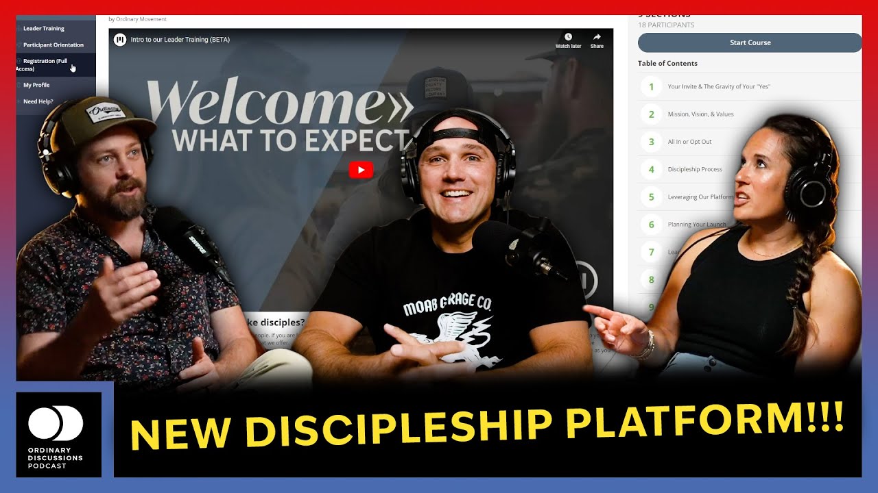 Our New Discipleship Platform Has Launched! - YouTube