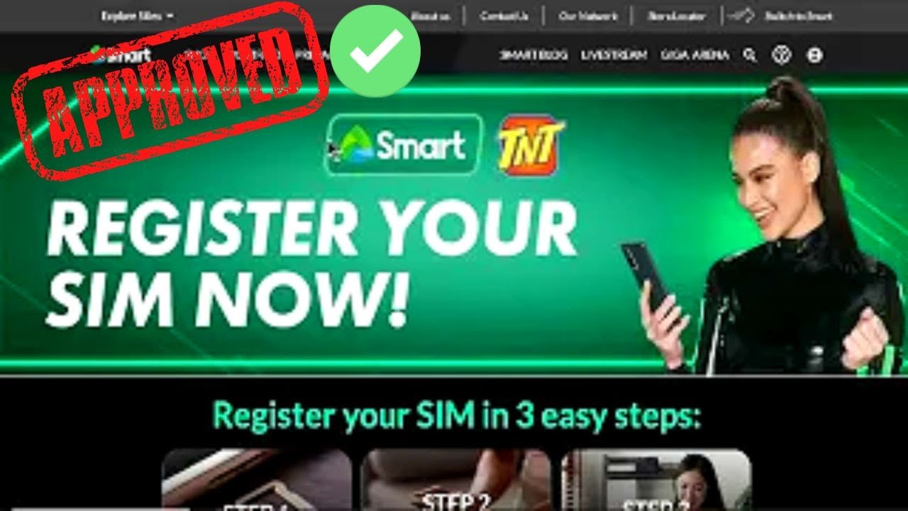 HOW TO REGISTER YOUR SMART SIM CARD - YouTube