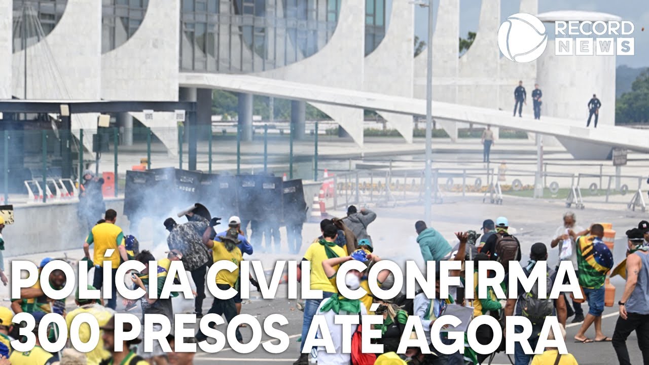 Polícia Civil: sobe para 300 o número de presos em Brasília