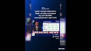 Labor Market Faltered in September as Jobs Increased by just 29,000, Unemployment Rate Rose to 4.2%