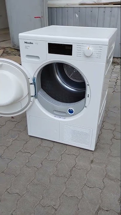 сушильная машина с тепловым насосом на 8кг Миле Miele - YouTube