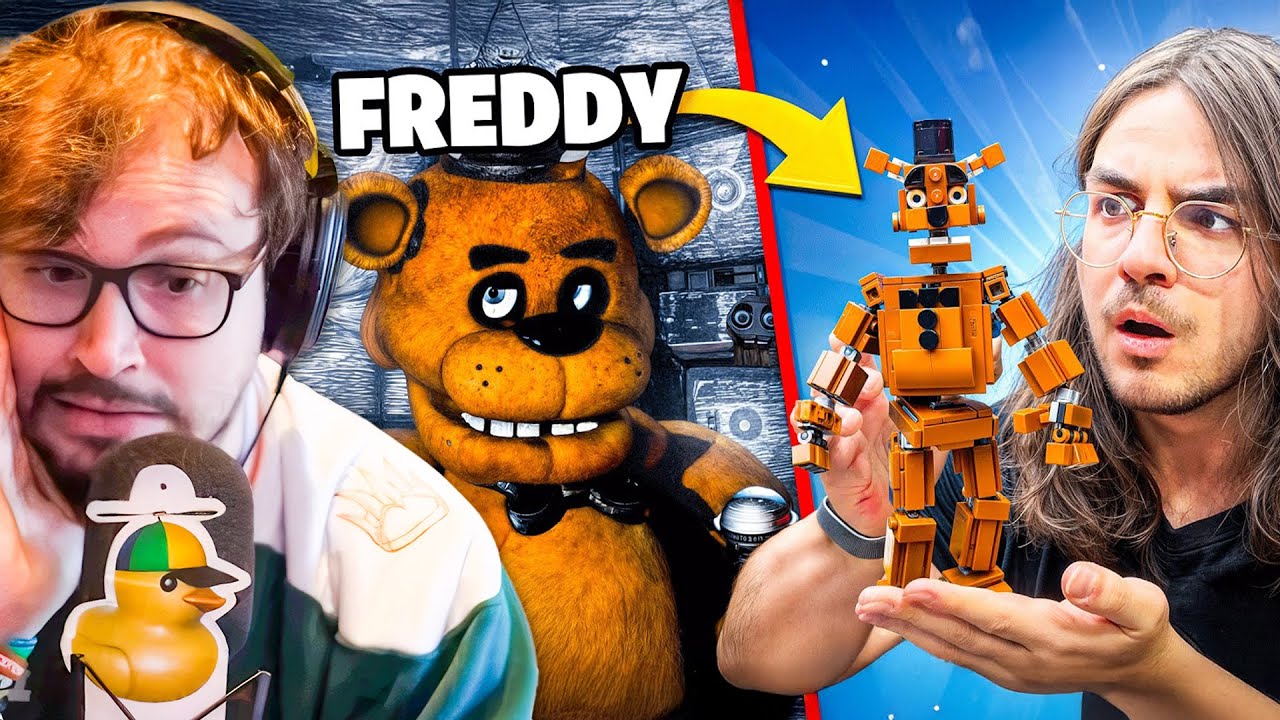 UN PAZZO HA COSTRUITO TUTTI GLI ANIMATRONICS DI FNAF CON I LEGO! (Lego Reaction con BRICOCASTER)