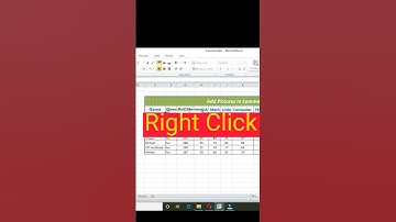 Insert picture in comment box📸 #youtube #short #excel