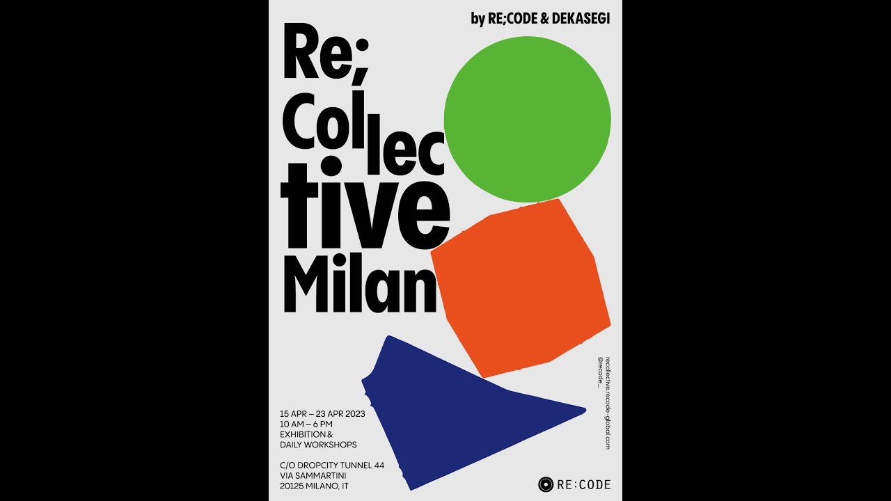 RE;COLLECTIVE MILAN Motion poster 모션포스터