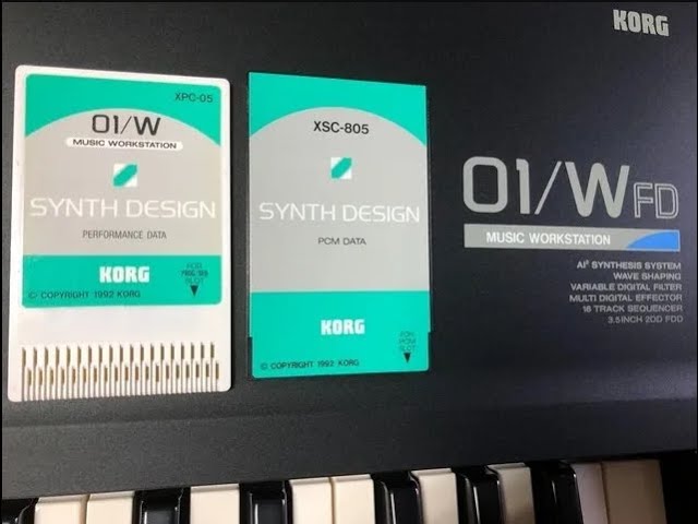 KORG 01/W XSC-5S SYNTH DESIGN - 鍵盤楽器