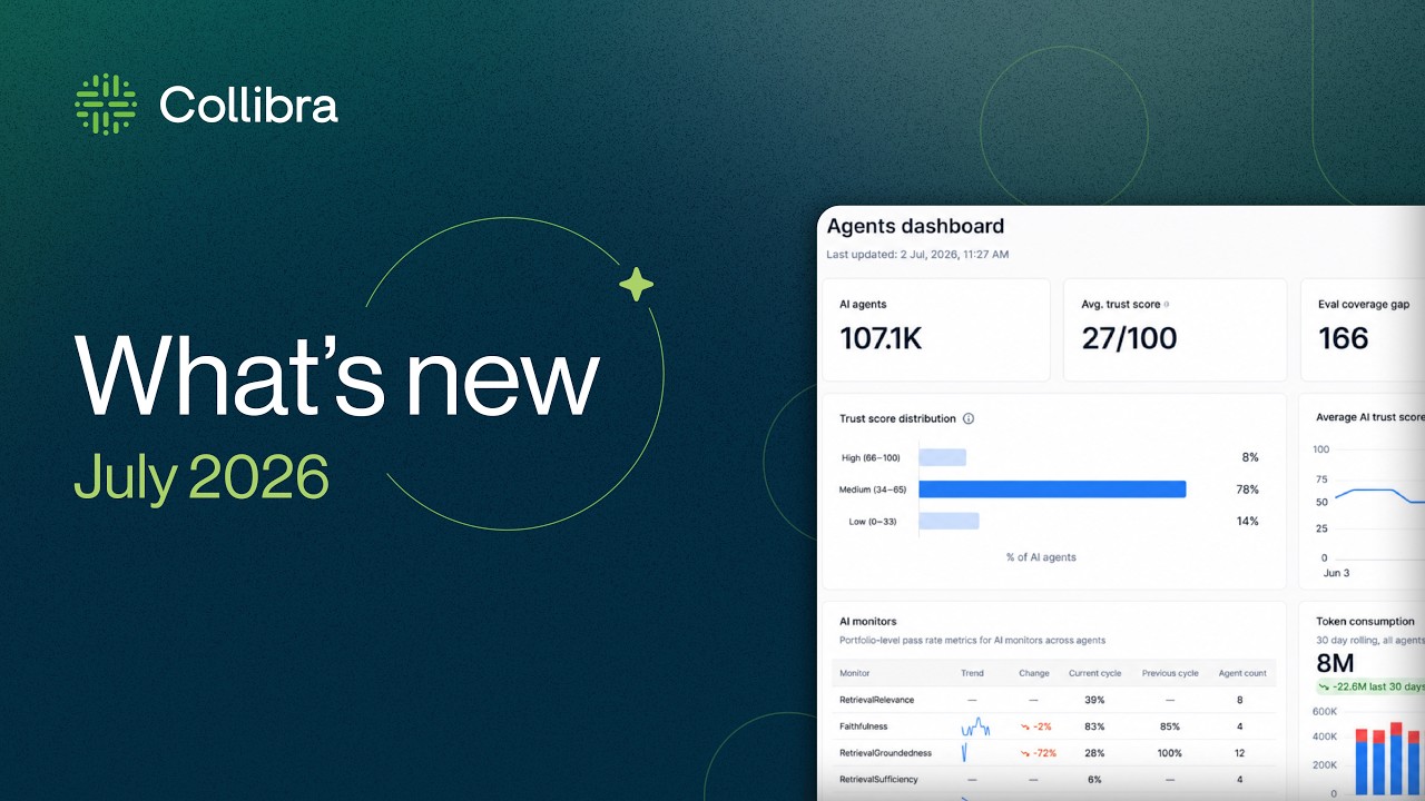 What's new in Collibra July 2026