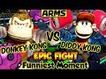 ABM: Donkey Kong Vs Diddy Kong !! ARMS Gameplay Match Battle !! ᴴᴰ