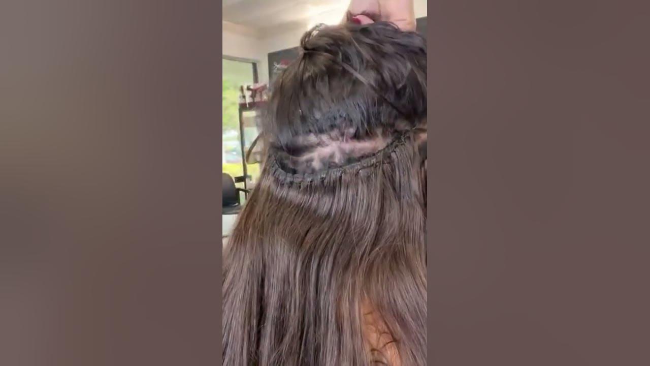 How I put on clip-in hair extensions l You are Beautiful. 