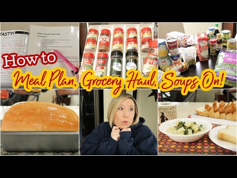 How to Meal Plan || Grocery Haul || Soups On!  VlogTober Day18